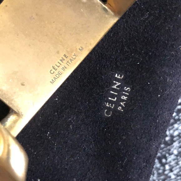 CELINE GOLD ID BRACELET - RARE - Picture 2 of 2